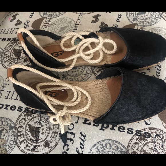 UGG Australia Libby Calf Hair d'Orsay Espadrille - Picture 5 of 8